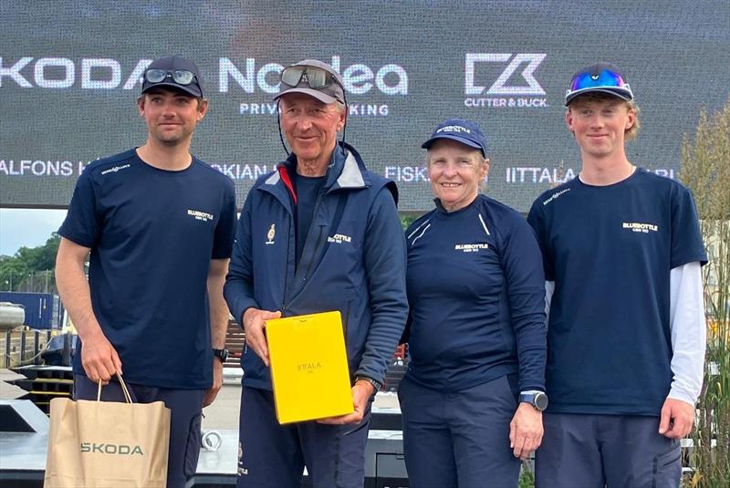 Classic Wooden Division winners, Bluebottle - Dragon Europeans at Helsinki, Finland - photo © Catja Everhall Blom