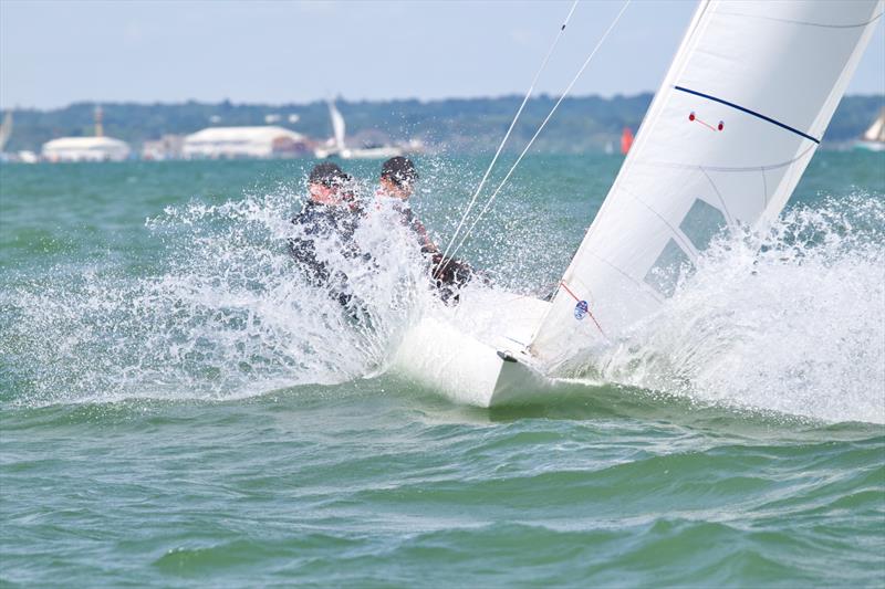 North Sails Cowes Week Day 1 photo copyright Tom Hicks / www.solentaction.com taken at Cowes Combined Clubs and featuring the Dragon class