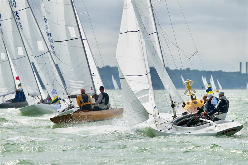 North Sails Cowes Week Day 4 photo copyright Tom Hicks / www.solentaction.com taken at Cowes Combined Clubs and featuring the Dragon class