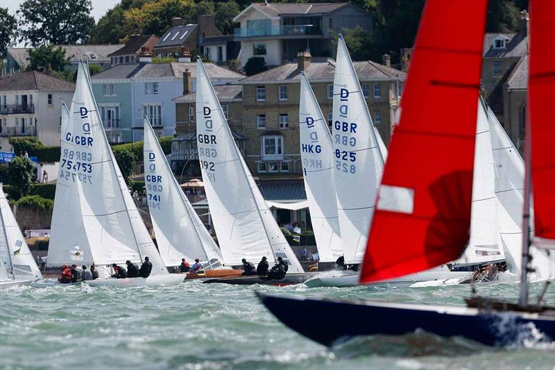 Dragon fleet at North Sails Cowes Week - photo © North Sails Cowes Week