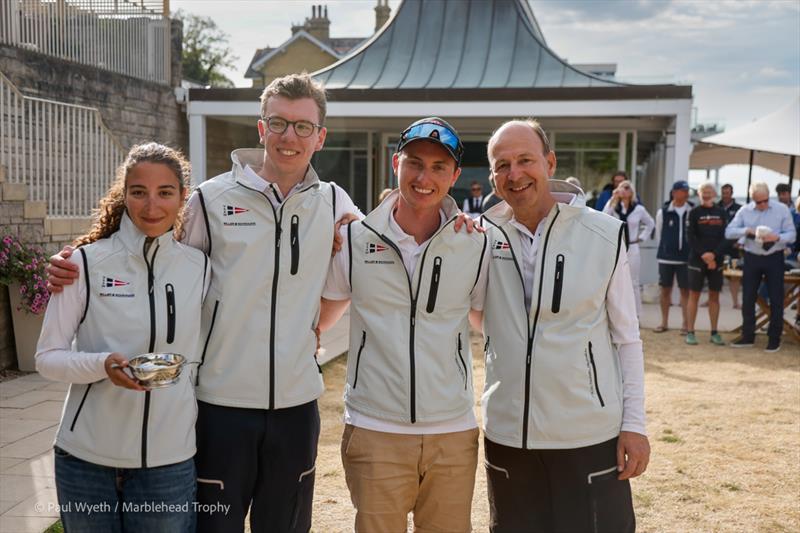GER1151 Magdalena Gründt, Stefan Grundt, Mewes Wieduwild at the Dragon Marblehead Trophy in Cowes - photo © Paul Wyeth / www.pwpictures.com