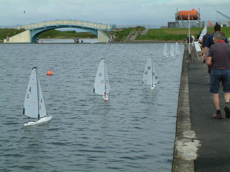 Dragon Force 65 Saturday Summer Series 7 at Fleetwood photo copyright Tony Wilson taken at Fleetwood Model Yacht Club and featuring the RG65 class