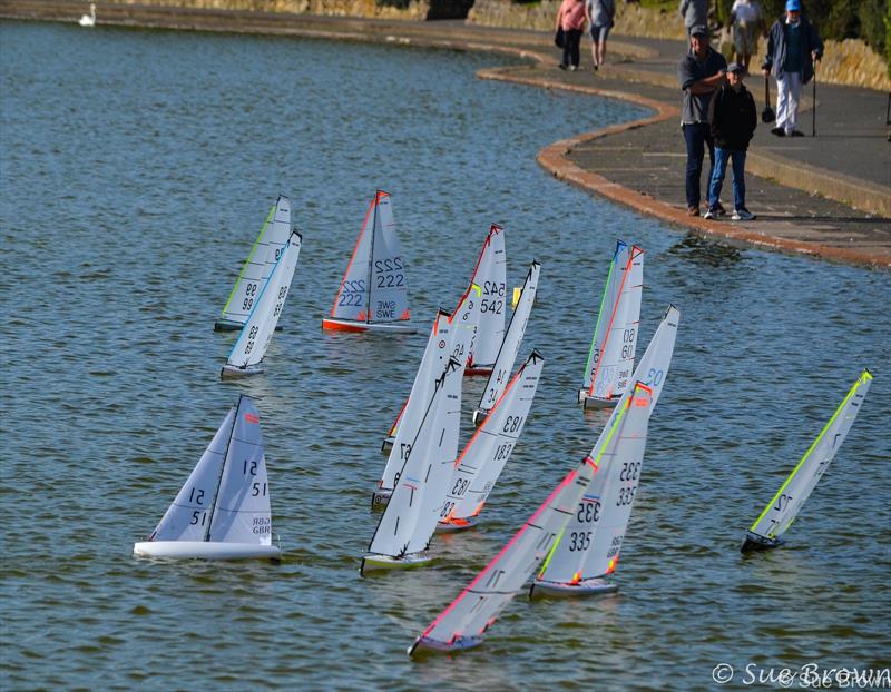 DF65 Nationals at Eastbourne photo copyright Sue Brown taken at Eastbourne & District Model Yacht Club and featuring the RG65 class