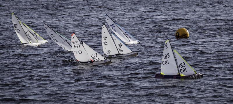 Approaching the windward mark during the DF Racing UK TT Series at Weecher Reservoir - photo © John Tushingham