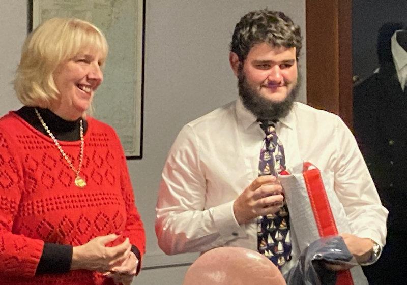 Chris Lynch wins Most Miles race (Youth Programme) - East Anglian Offshore Racing Association prize-giving - photo © Andy Wise