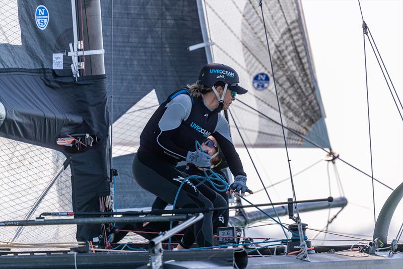 Jo Aleh - Live Ocean Racing's ETF26 crew   photo copyright Zhik taken at Royal New Zealand Yacht Squadron and featuring the  class