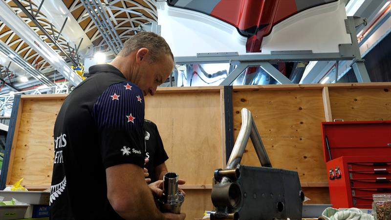 Glenn Ashby - Emirates Team New Zealand - Windpowered Land Speed Record attempt - April 2022 photo copyright Emirates Team NZ taken at Royal New Zealand Yacht Squadron and featuring the  class