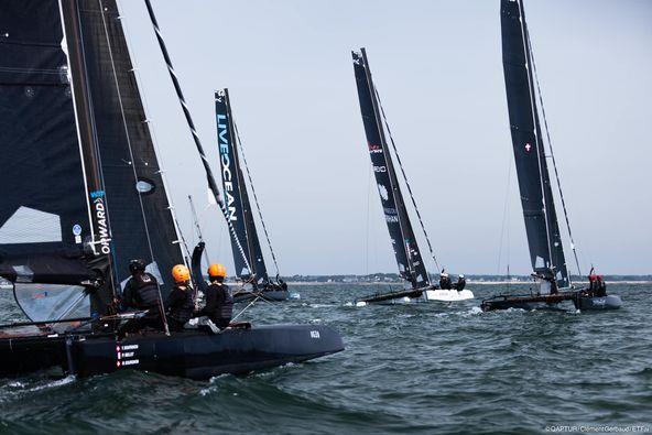 Live Ocean racing to leeward - ETF26 racing on Day 2 of Eurocat 2022, Quiberon, France - April 2022 photo copyright ETF26 taken at A.S.N. Quiberon and featuring the  class