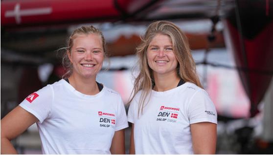 Anne-Marie Rindom and Katja Salskov-Iversen, Denmark SailGP photo copyright Denmark SailGP taken at Takapuna Boating Club and featuring the Easy to Fly class