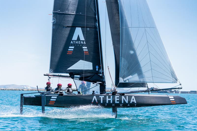 Athena Pathway training in Weymouth - photo © C. Gregory / INEOS Britannia