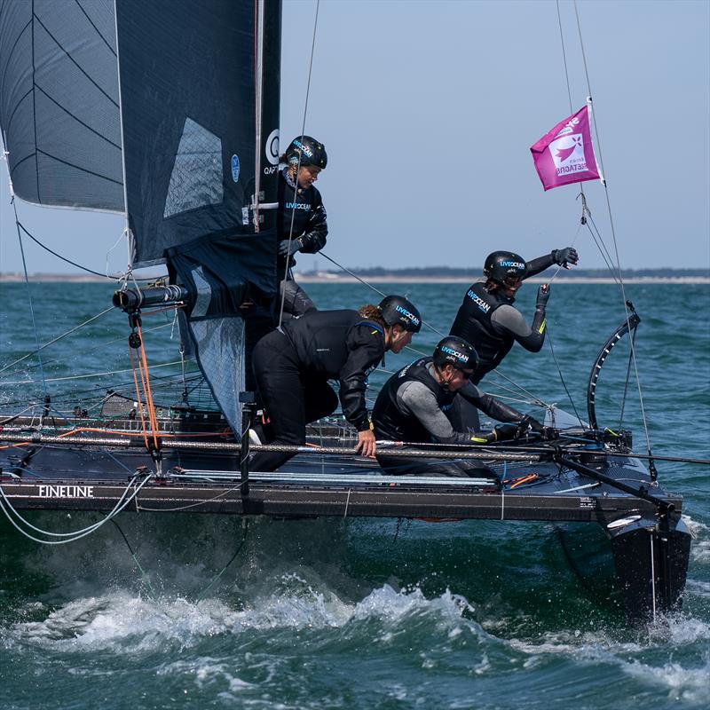 Live Ocean Racing - ETF26 - Trinité-sur-Mer - Day 2 -  April 8, 2023 photo copyright Live Ocean Racing taken at Société Nautique de La Trinité-sur-Mer and featuring the ETF26 class