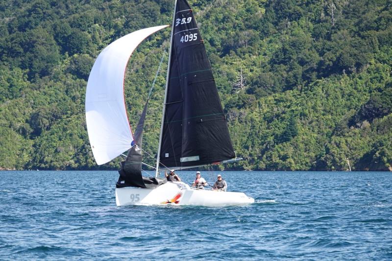 Elliott 5.9s sailing in the 2022 South Island Southern Circuit photo copyright Elliott 5.9 Assoc taken at Queen Charlotte Yacht Club and featuring the Elliott 5.9 class