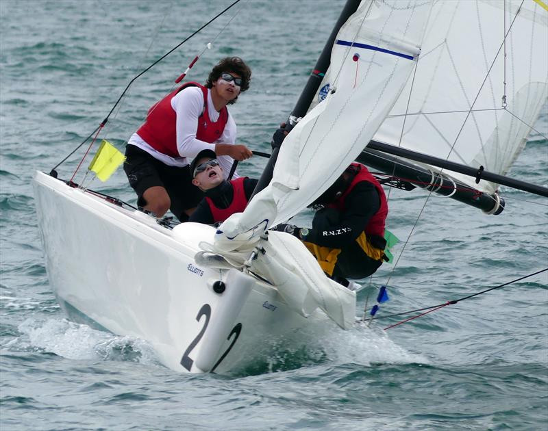 CentrePort Wellington International Youth Match Racing Regatta photo copyright Irina Winsley taken at Royal Port Nicholson Yacht Club and featuring the Elliott 6m class