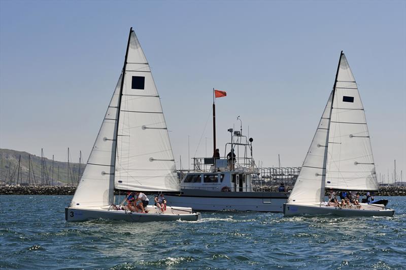 British Keelboat Academy racing photo copyright Brad / RYA taken at Weymouth & Portland Sailing Academy and featuring the Elliott 6m class