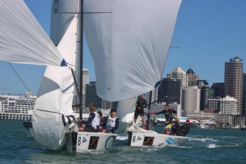 Yachting Developments Ltd New Zealand Match Racing Chamionships - Day 2 photo copyright Andrew Delves taken at Royal New Zealand Yacht Squadron and featuring the Elliott 6m class