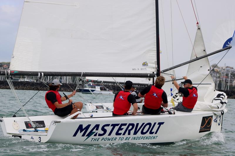 - Day 4, Yachting Developments NZ Match Racing Championships  photo copyright Andrew Delves taken at Royal New Zealand Yacht Squadron and featuring the Elliott 6m class