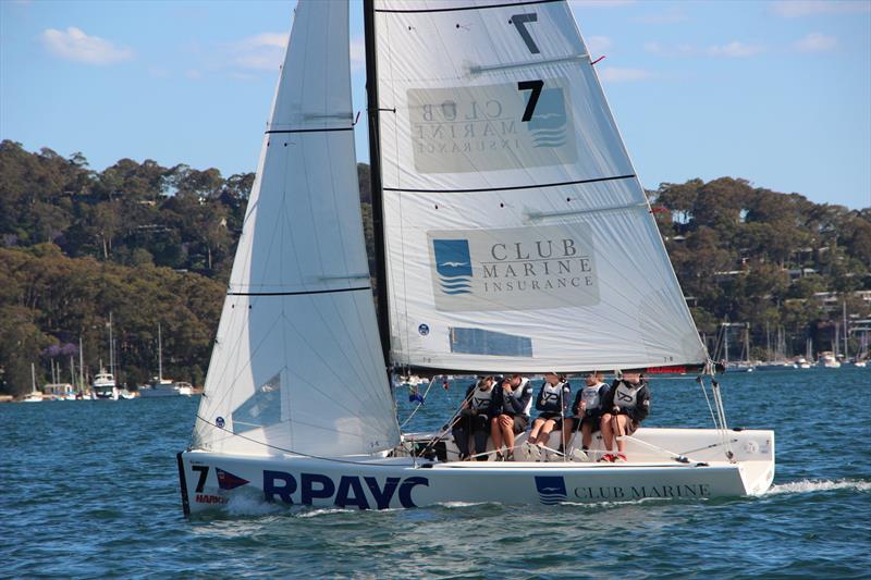 Harken International Youth Match Racing Championship - Royal Prince Alfred Yacht Club, Pittwater NSW photo copyright Royal Prince Alfred YC taken at Royal Prince Alfred Yacht Club and featuring the Elliott 6m class