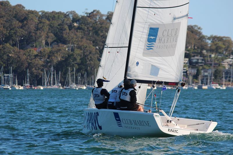  Jordan Stevenson and his YTP team of Mitch Jackson, George Angus, Jake Erson and Celia Willison took out the Harken Youth International Match Racing Championships at the Royal Prince Alfred Yacht Club  - photo © Royal Prince Alfred YC