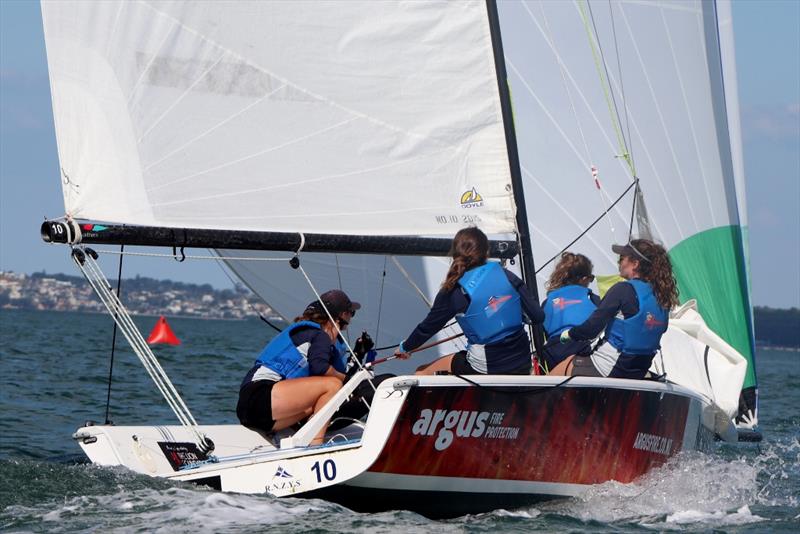 Juliet Costanzo (RPAYC - AUS) - NZ Womens Match Racing Championship - Day 3 - February 11, 2019 photo copyright Andrew Delves taken at Royal New Zealand Yacht Squadron and featuring the Elliott 6m class