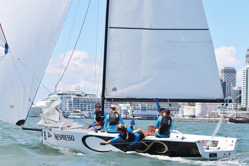 Celia Willison - Final day, NZ Womens Match Racing Championships, Day 4, February 12, 2019 photo copyright Andrew Delves taken at Royal New Zealand Yacht Squadron and featuring the Elliott 6m class