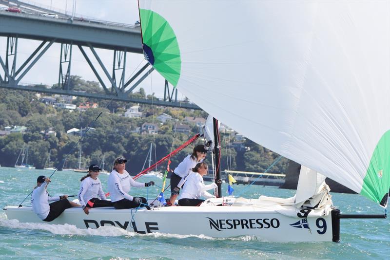 Susannah Pyatt (NZL) - Final day, NZ Womens Match Racing Championshps, Day 4, February 12, 2019 photo copyright Andrew Delves taken at Royal New Zealand Yacht Squadron and featuring the Elliott 6m class