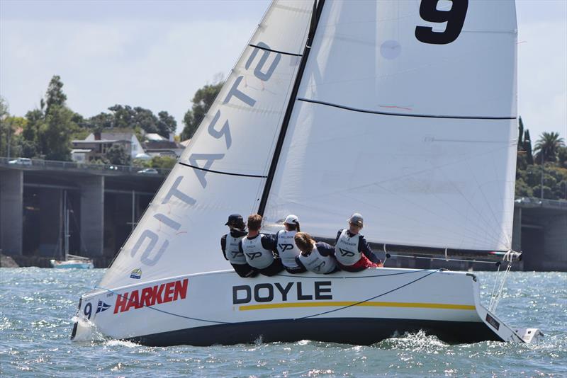 Day 4 - Nespresso Youth International Match Racing Cup, February 24, 2019 photo copyright Andrew Delves taken at Royal New Zealand Yacht Squadron and featuring the Elliott 6m class