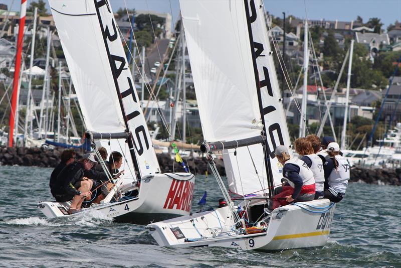 Day 4 - Nespresso Youth International Match Racing Cup, February 24, 2019 photo copyright Andrew Delves taken at Royal New Zealand Yacht Squadron and featuring the Elliott 6m class