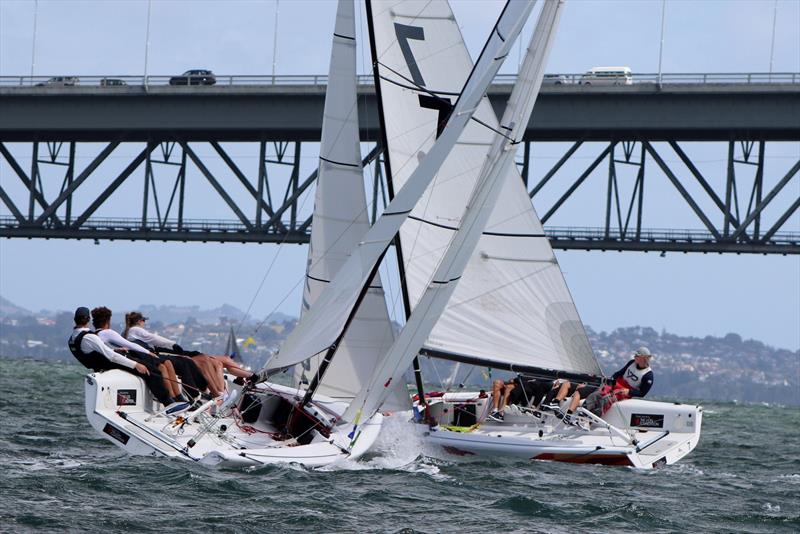 Day 4 - Nespresso Youth International Match Racing Cup, February 24, 2019 photo copyright Andrew Delves taken at Royal New Zealand Yacht Squadron and featuring the Elliott 6m class