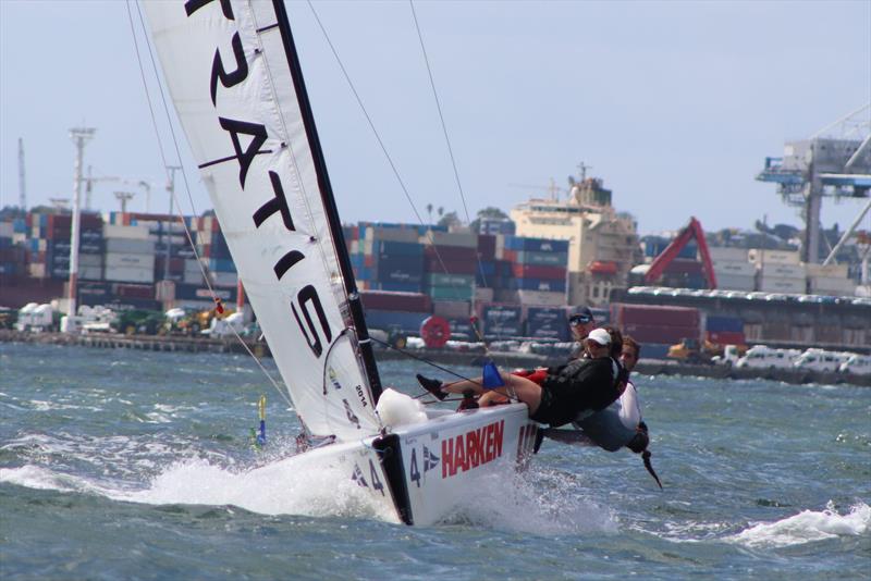 Day 4 - Nespresso Youth International Match Racing Cup, February 24, 2019 photo copyright Andrew Delves taken at Royal New Zealand Yacht Squadron and featuring the Elliott 6m class