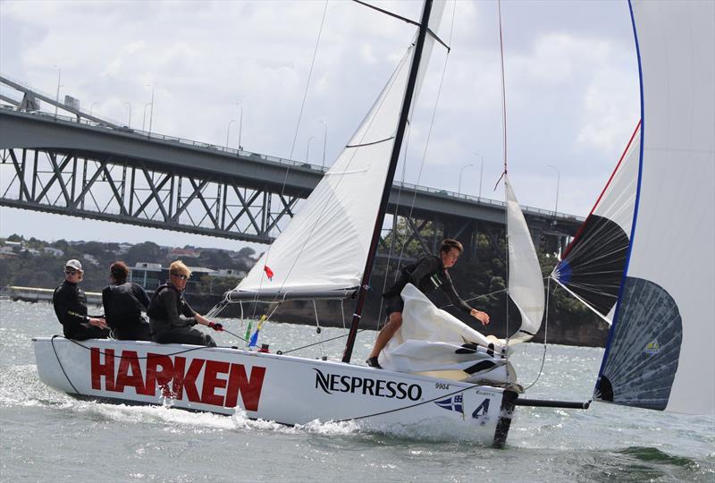 Day 4 - Nespresso Youth International Match Racing Cup, February 24, 2019 photo copyright Andrew Delves taken at Royal New Zealand Yacht Squadron and featuring the Elliott 6m class