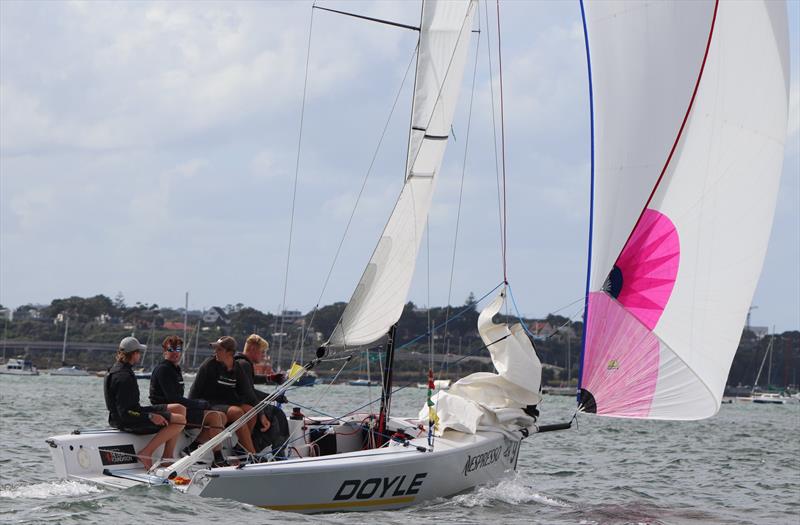 Day 4 - Nespresso Youth International Match Racing Cup, February 24, 2019 photo copyright Andrew Delves taken at Royal New Zealand Yacht Squadron and featuring the Elliott 6m class