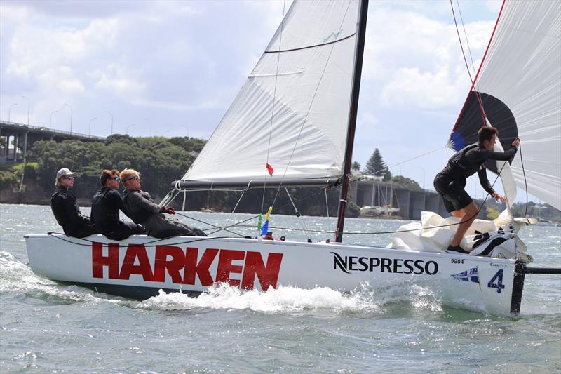 Day 4 - Nespresso Youth International Match Racing Cup, February 24, 2019 photo copyright Andrew Delves taken at Royal New Zealand Yacht Squadron and featuring the Elliott 6m class