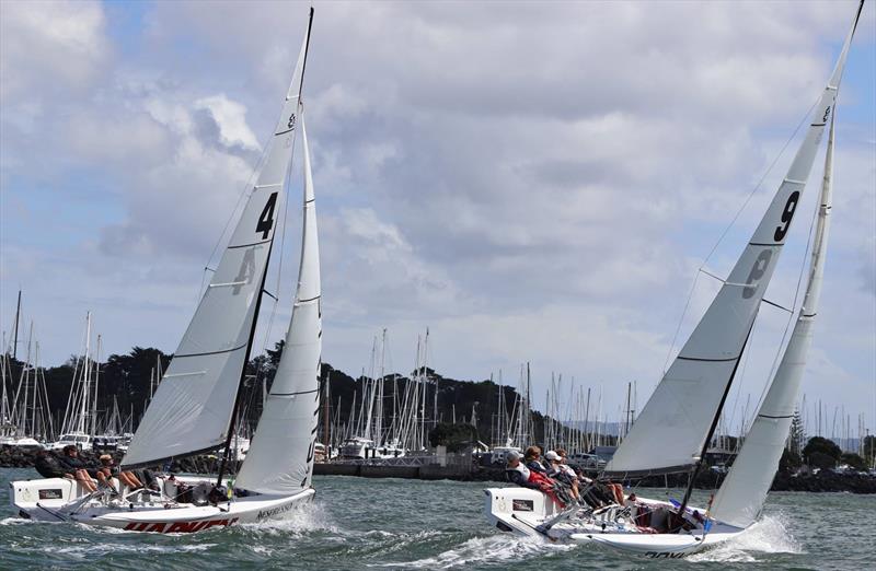 Day 4 - Nespresso Youth International Match Racing Cup, February 24, 2019 photo copyright Andrew Delves taken at Royal New Zealand Yacht Squadron and featuring the Elliott 6m class