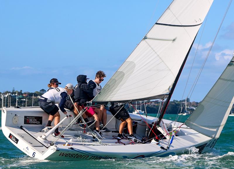 Yachting Developments NZMRC 2018 Jordan Stevenson - (c) Andrew Delves RNZYS photo copyright Andrew Delves taken at Royal New Zealand Yacht Squadron and featuring the Elliott 6m class