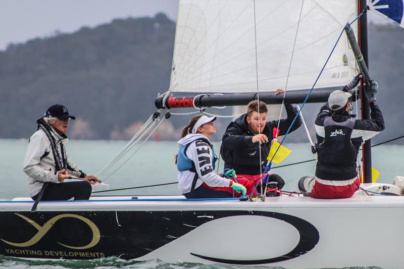 Team Trubi - Day 1 - Yachting Developments Ltd  New Zealand Match Racing Championships - October 3, 2019 photo copyright Andrew Delves taken at Royal New Zealand Yacht Squadron and featuring the Elliott 6m class