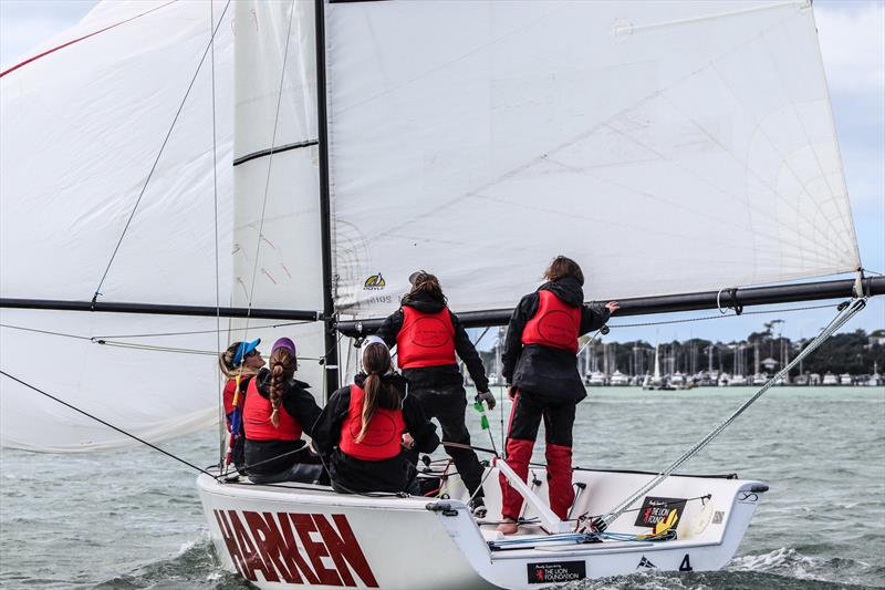 2.0 Women's Edge - Day 2 - Yachting Developments Ltd New Zealand Match Racing Championships - October 4, 2019  photo copyright Andrew Delves taken at Royal New Zealand Yacht Squadron and featuring the Elliott 6m class