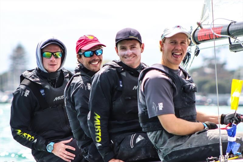 KNOTS Racing - Day 2 - Yachting Developments Ltd New Zealand Match Racing Championships - October 4, 2019  photo copyright Andrew Delves taken at Royal New Zealand Yacht Squadron and featuring the Elliott 6m class