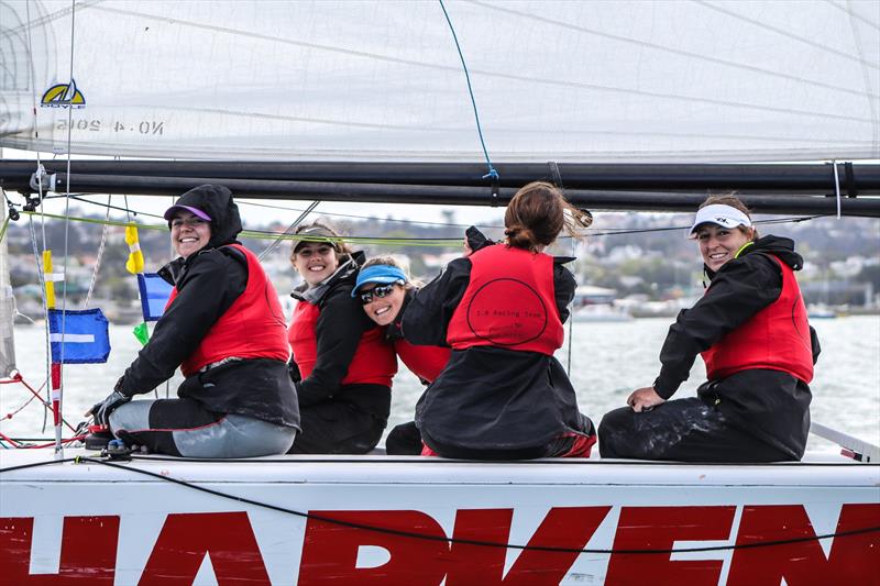 2.0 Women's Edge - Day 2 - Yachting Developments Ltd New Zealand Match Racing Championships - October 4, 2019  photo copyright Andrew Delves taken at Royal New Zealand Yacht Squadron and featuring the Elliott 6m class