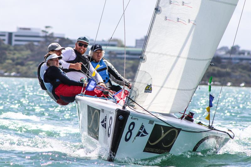 Brian Trubovich - Day 2 - Yachting Developments Ltd New Zealand Match Racing Championships - October 4, 2019  photo copyright Andrew Delves taken at Royal New Zealand Yacht Squadron and featuring the Elliott 6m class