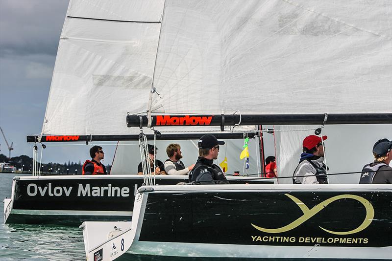 Egnot-Johnson and Corbett Final Match - Yachting Development NZMRC Finals Day photo copyright Andrew Delves taken at Royal New Zealand Yacht Squadron and featuring the Elliott 6m class