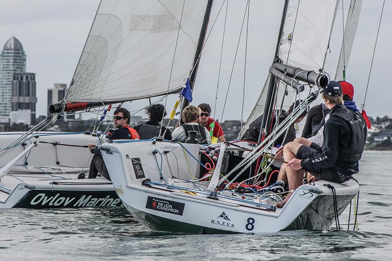 Egnot-Johnson and Corbett Final Match 2 - Yachting Development NZMRC Finals Day photo copyright Andrew Delves taken at Royal New Zealand Yacht Squadron and featuring the Elliott 6m class