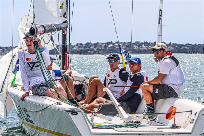 Day 2 - 2020 Harken Youth International Match Racing Cup - February 21, 2020 - Royal NZ Yacht Squadron, Auckland NZ - photo © Andrew Delves