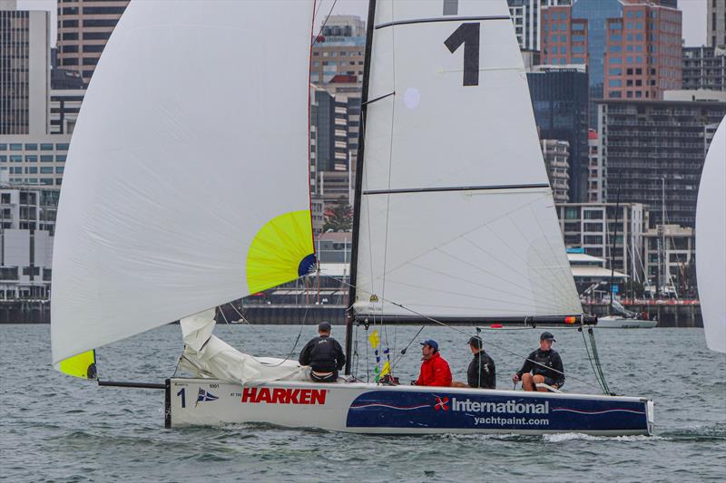 Day 3 - 2020 Harken Youth International Match Racing Cup - February 22, 2020 - Royal NZ Yacht Squadron, Auckland NZ photo copyright Andrew Delves taken at Royal New Zealand Yacht Squadron and featuring the Elliott 6m class