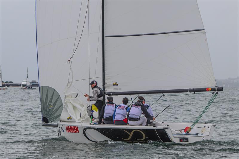 Day 3 - 2020 Harken Youth International Match Racing Cup - February 22, 2020 - Royal NZ Yacht Squadron, Auckland NZ - photo © Andrew Delves