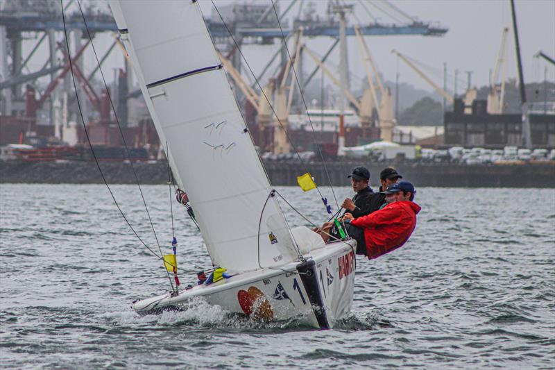Day 3 - 2020 Harken Youth International Match Racing Cup - February 22, 2020 - Royal NZ Yacht Squadron, Auckland NZ photo copyright Andrew Delves taken at Royal New Zealand Yacht Squadron and featuring the Elliott 6m class