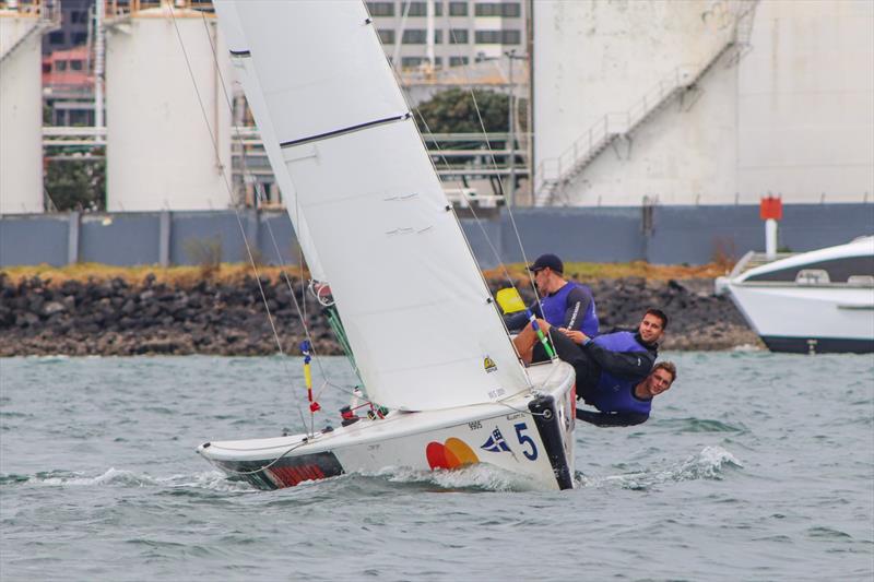 Day 3 - 2020 Harken Youth International Match Racing Cup - February 22, 2020 - Royal NZ Yacht Squadron, Auckland NZ - photo © Andrew Delves