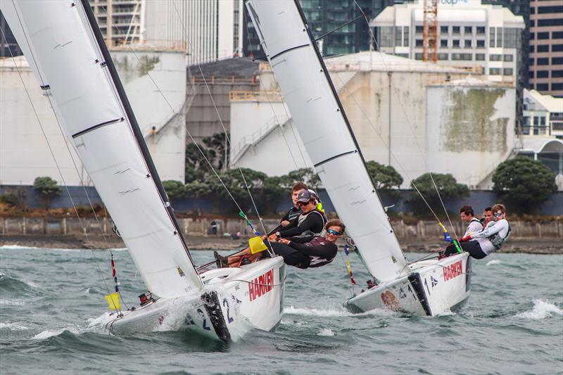 Day 3 - 2020 Harken Youth International Match Racing Cup - February 22, 2020 - Royal NZ Yacht Squadron, Auckland NZ - photo © Andrew Delves