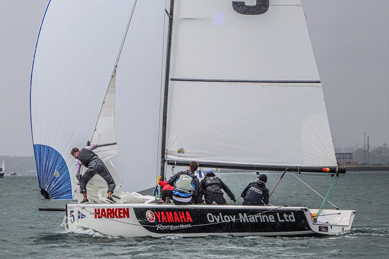 Day 3 - 2020 Harken Youth International Match Racing Cup - February 22, 2020 - Royal NZ Yacht Squadron, Auckland NZ photo copyright Andrew Delves taken at Royal New Zealand Yacht Squadron and featuring the Elliott 6m class