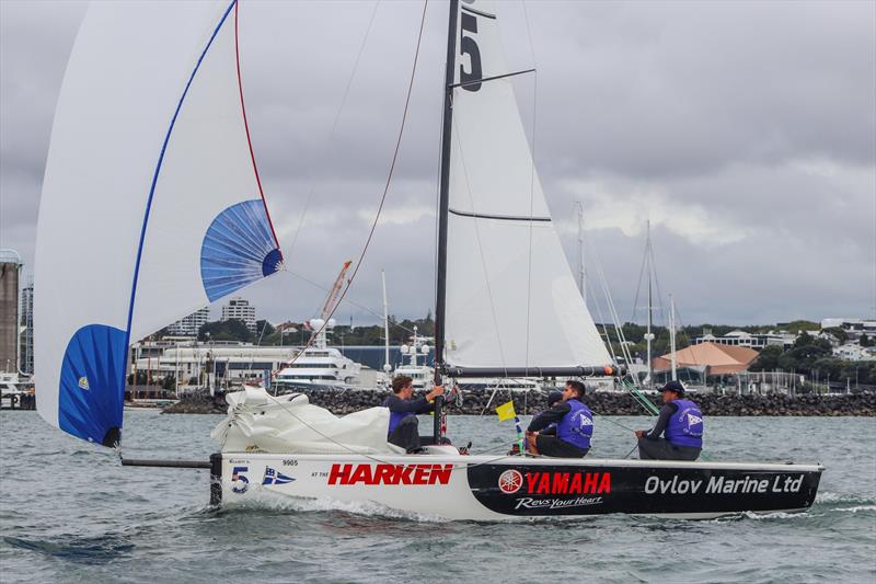 Day 3 - 2020 Harken Youth International Match Racing Cup - February 22, 2020 - Royal NZ Yacht Squadron, Auckland NZ photo copyright Andrew Delves taken at Royal New Zealand Yacht Squadron and featuring the Elliott 6m class