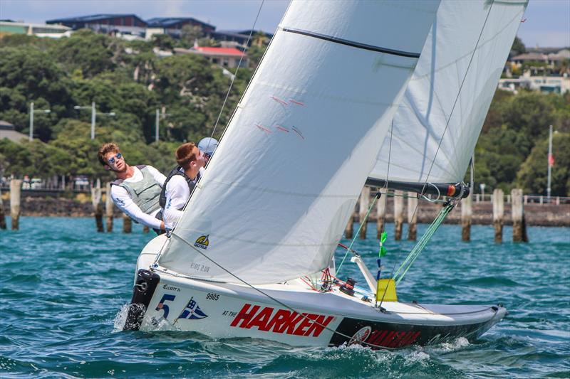 Harken Youth Match Racing World Championship - Day 2 - February 28, 2020 - Waitemata Harbour - photo © Andrew Delves